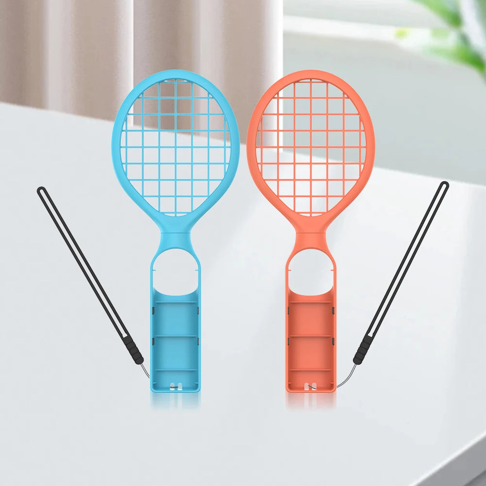 2-Pack Tennis Racket Controller Grips with Wrist Straps for Nintendo Switch 2