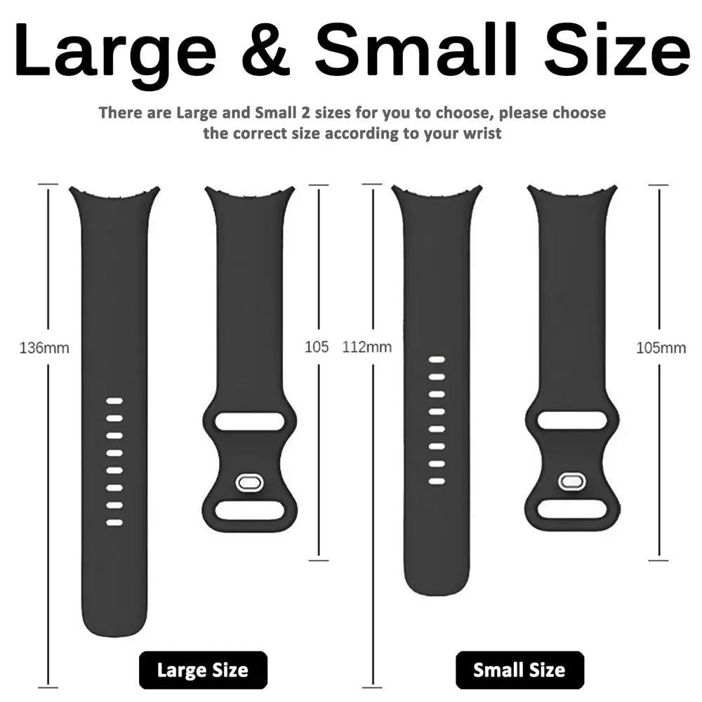 No-Gap Silicone Sport Strap for Google Pixel Watch 2