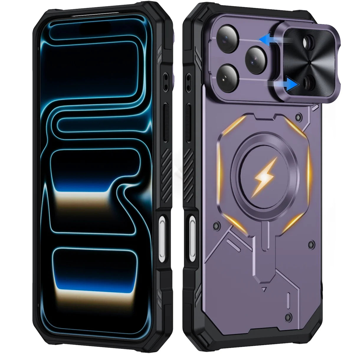 Rugged Sliding Lens Cover MagSafe Case or iPhone 18 Series