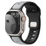 Perforated Silicone Sport Band with Ventilation Holes for Apple Watch
