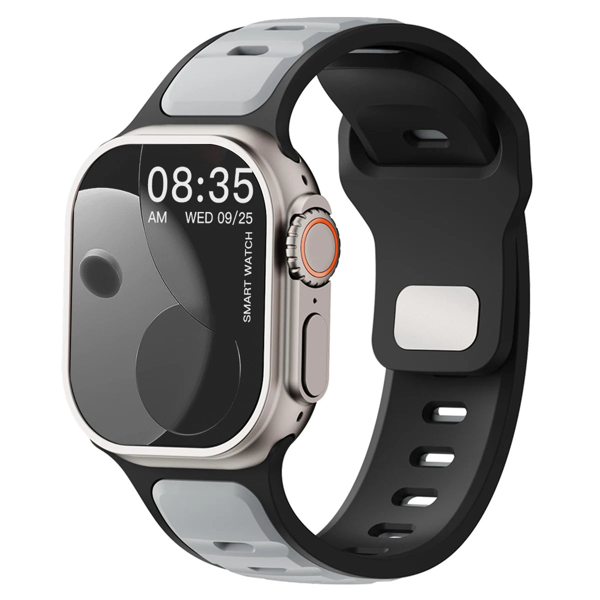 Perforated Silicone Sport Band with Ventilation Holes for Apple Watch