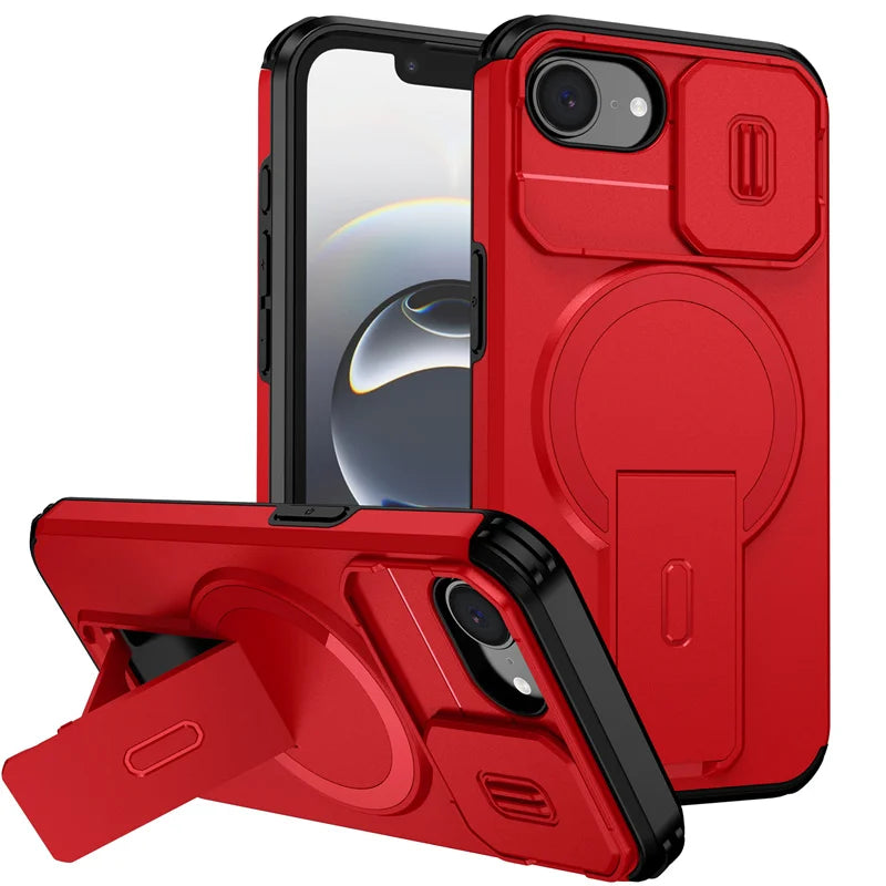 Armor MagSafe Case with Foldable Stand for iPhone 16e