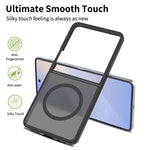 Samsung Galaxy Z Flip 7 Anti-Fingerprint Translucent Magnetic Case