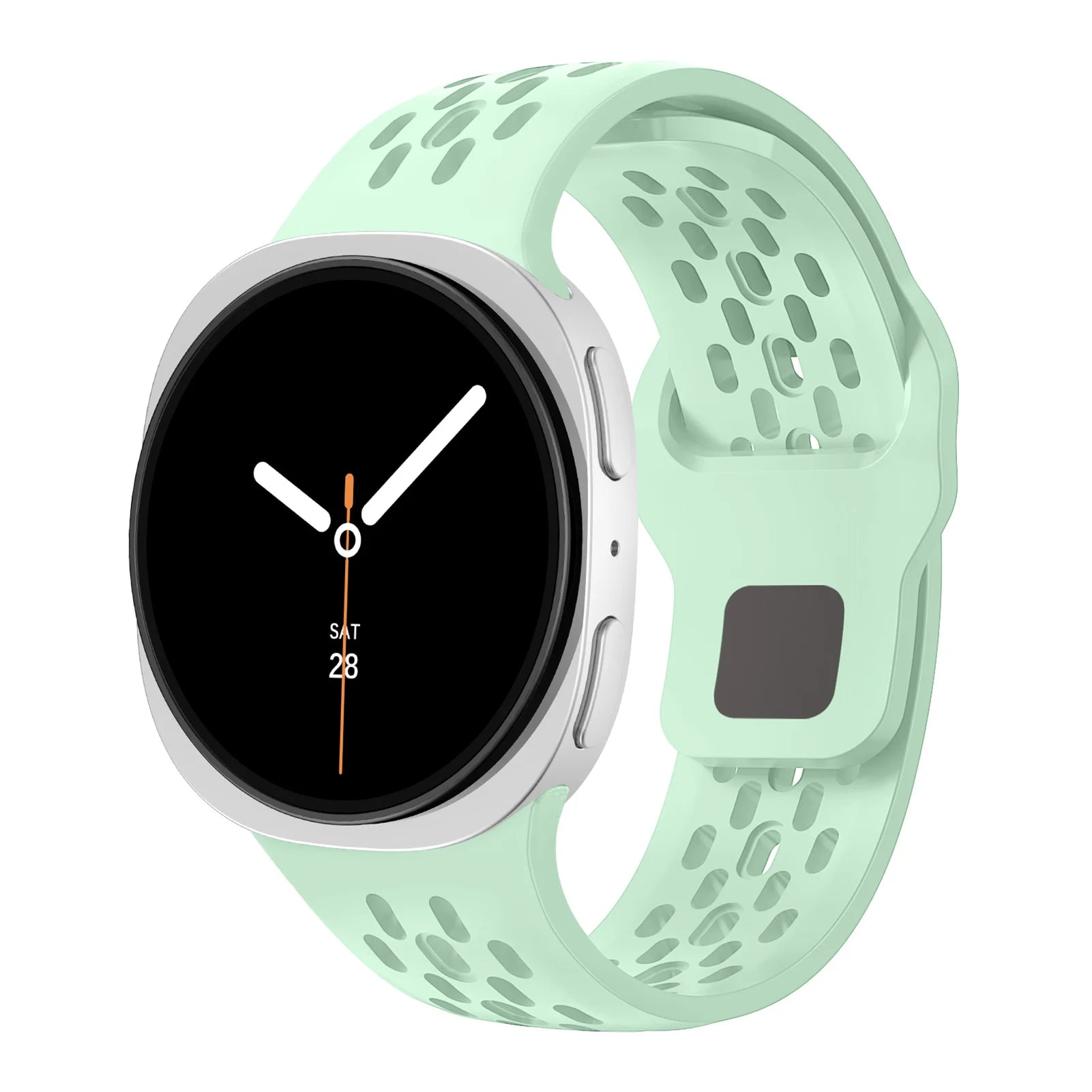 Breathable Rubber Wristband for Samsung Galaxy Watch 8 & Galaxy Watch 8 Classic