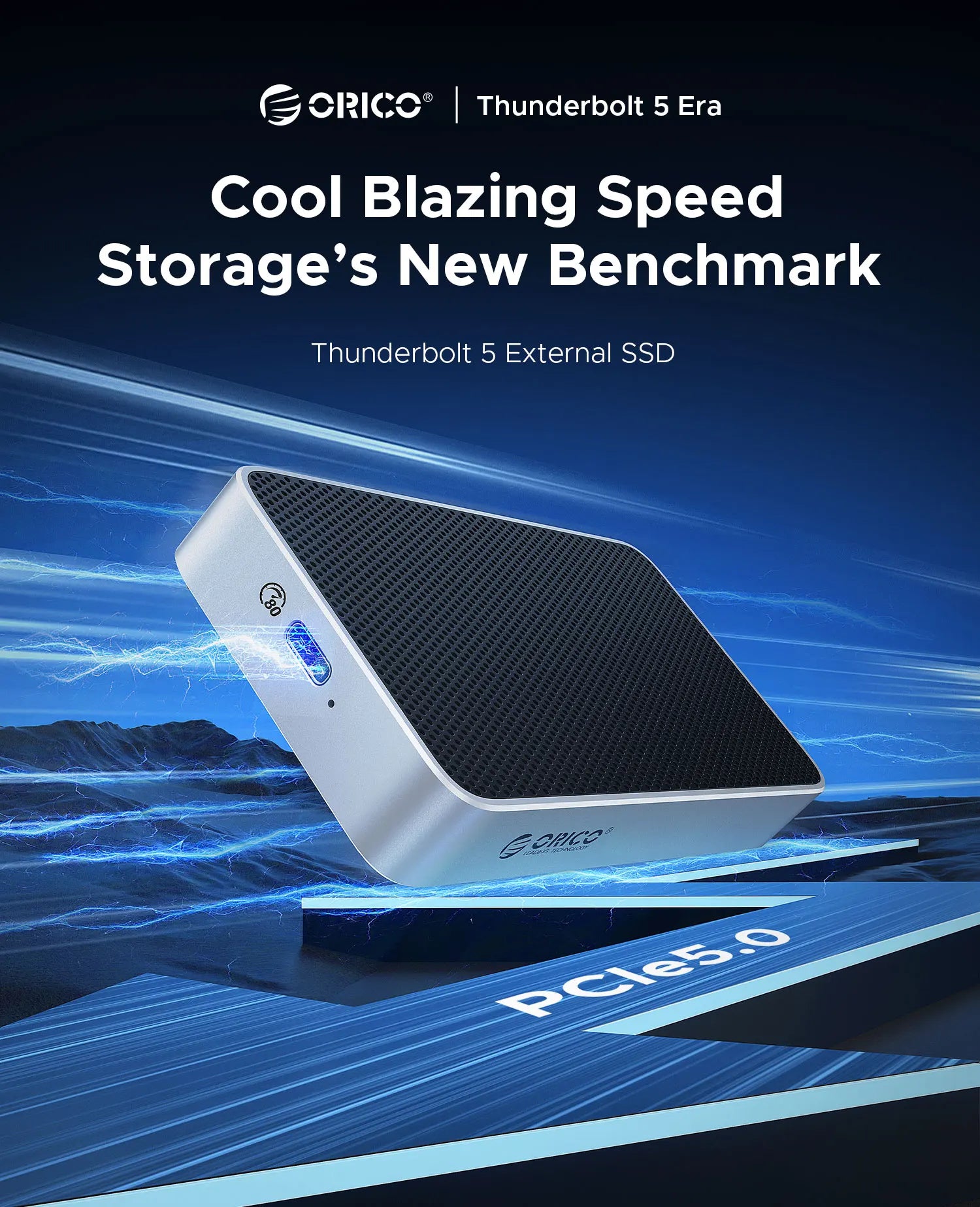 ORICO 80Gbps Thunderbolt 5 SSD Enclosure