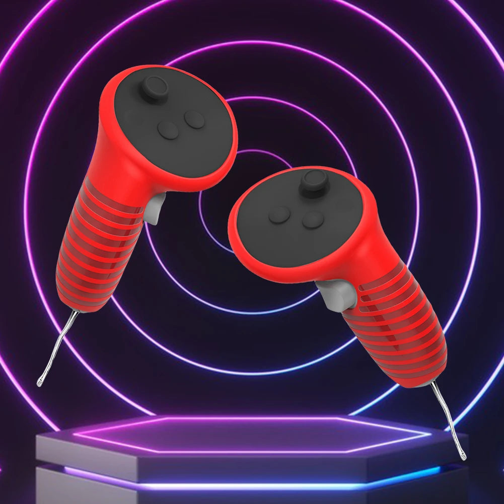 1 Pair Silicone Controller Grip Covers for Meta Quest 3
