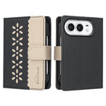 Premium Synthetic Leather Flip Wallet Case with RFID Blocking for iPhone Duo
