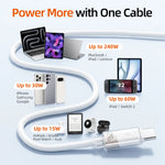 CABLETIME 240W USB-C Cable with E-Marker Chip