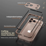 Aluminum Alloy Original Color Shockproof Bumper Frame Case for iPhone 17 Series