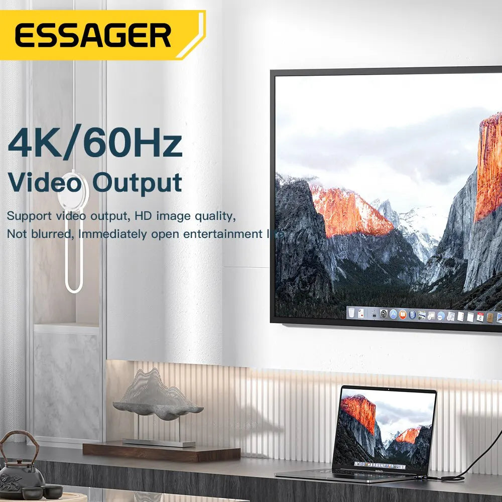 Essager PD 100W Magnetic USB-C OTG Adapter