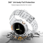 Transparent Case + Soft TPU Band for Google Pixel Watch 2