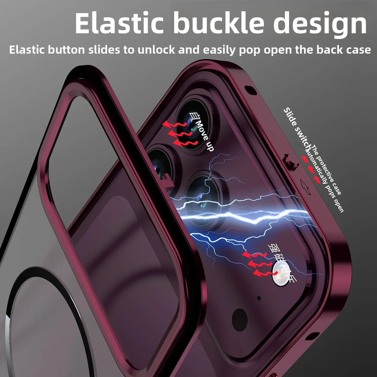 Slim Frame MagSafe Case with Shockproof Drop Protection for iPhone 18 Series