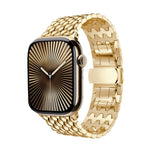 Luxury Dragon Pattern Metal Strap for Apple Watch