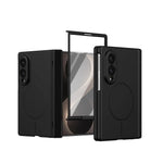 Frosted Hinge Protection Case with Magnetic Ring for Samsung Galaxy Z Fold 8