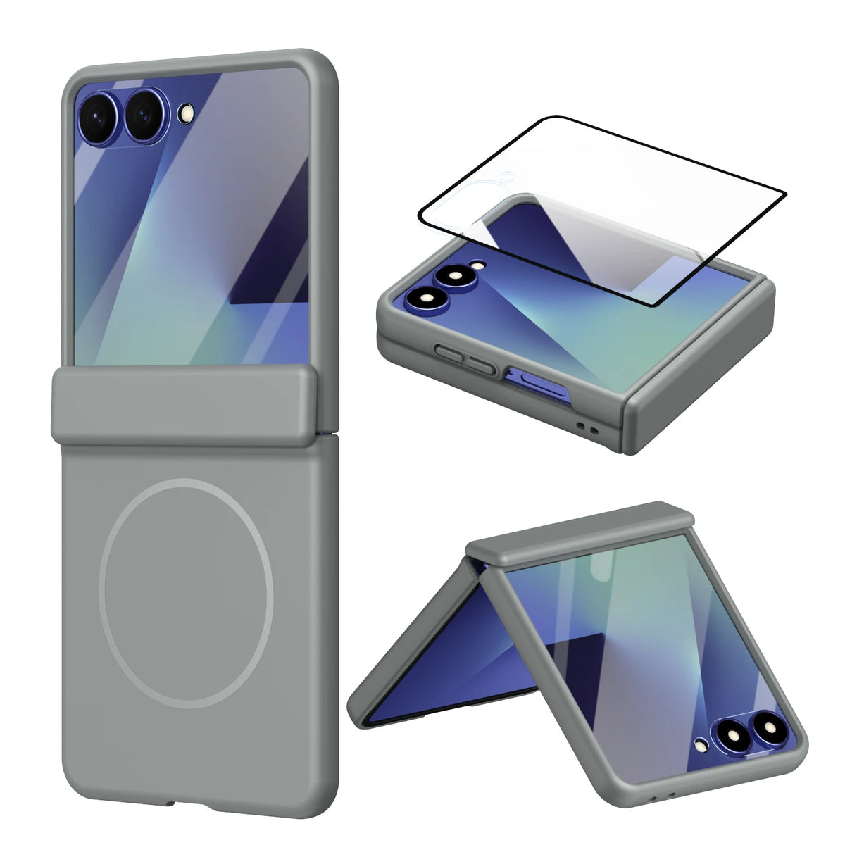 Samsung Galaxy Z Flip 7 Magnetic Case with Screen Protector