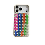Cylindrical Labyrinth Silicone Phone Case for iPhone 17 Series