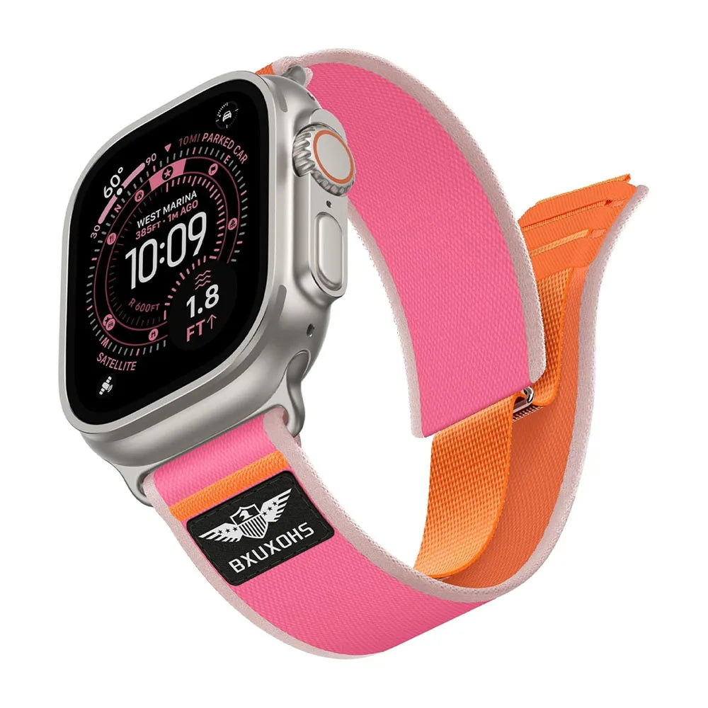 Athletic Nylon Trail Style Replacement Strap for Apple Watch