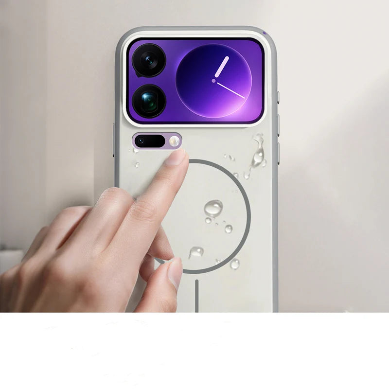 Soft-Touch Magnetic Armor Case for Xiaomi 17 Series