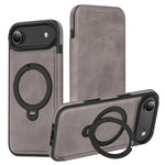 MagSafe Compatible Leather Flip Case for iPhone 17 Series