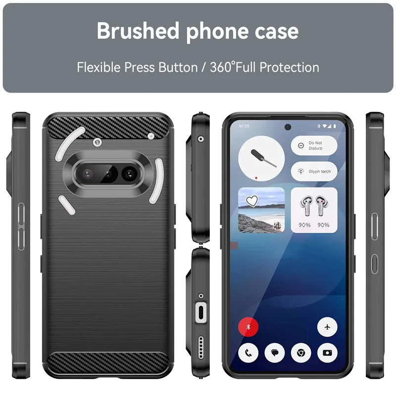 Soft Silicone Bumper Case for Nothing Phone 3a