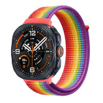 Breathable Nylon Weave Watchband with Hook-and-Loop Closure for Samsung Galaxy Watch Ultra 2