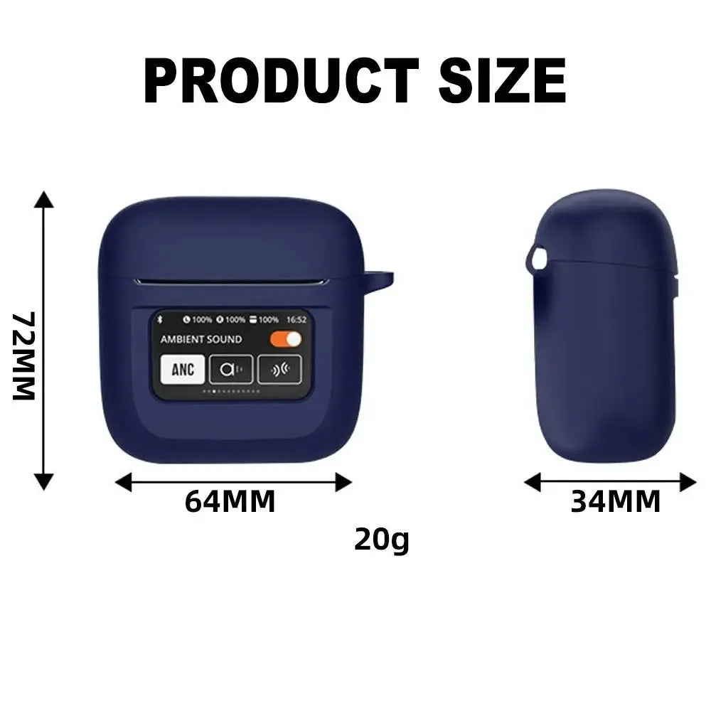 Soft Silicone Charging & Storage Case for JBL Tour Pro 2
