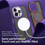 Shockproof Translucent MagSafe Case for iPhone 15 Series