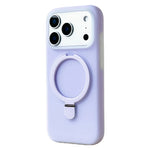 Liquid Silicone MagSafe Case with Built-in Kickstand for iPhone 17 Series