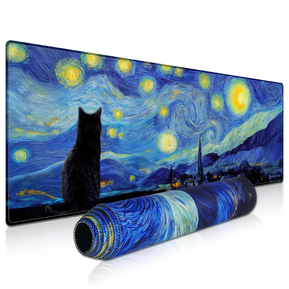 Extended Woven Fabric Desk Mat