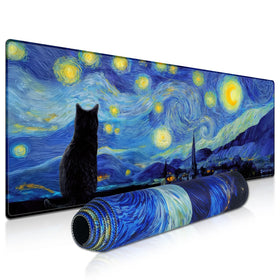 Extended Woven Fabric Desk Mat