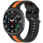 Dual-Color Silicone Strap for Samsung Galaxy Watch 8 / Galaxy Watch 8 Classic