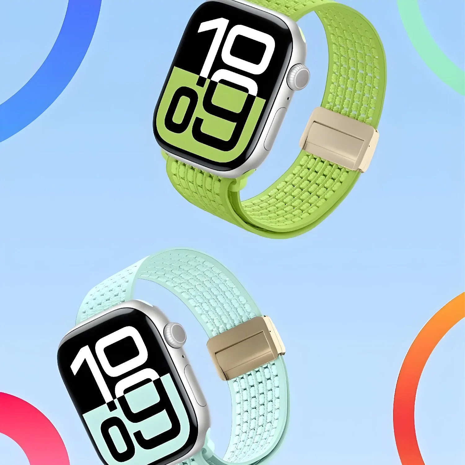 Comfortable Magnetic Braided Strap for Apple Watch