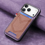 Fashion Jeans-Style Leather Wallet Case for iPhone 17 Series