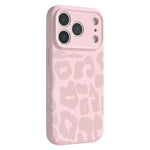 Frosted Leopard Print Silicone Case for iPhone 17 Series