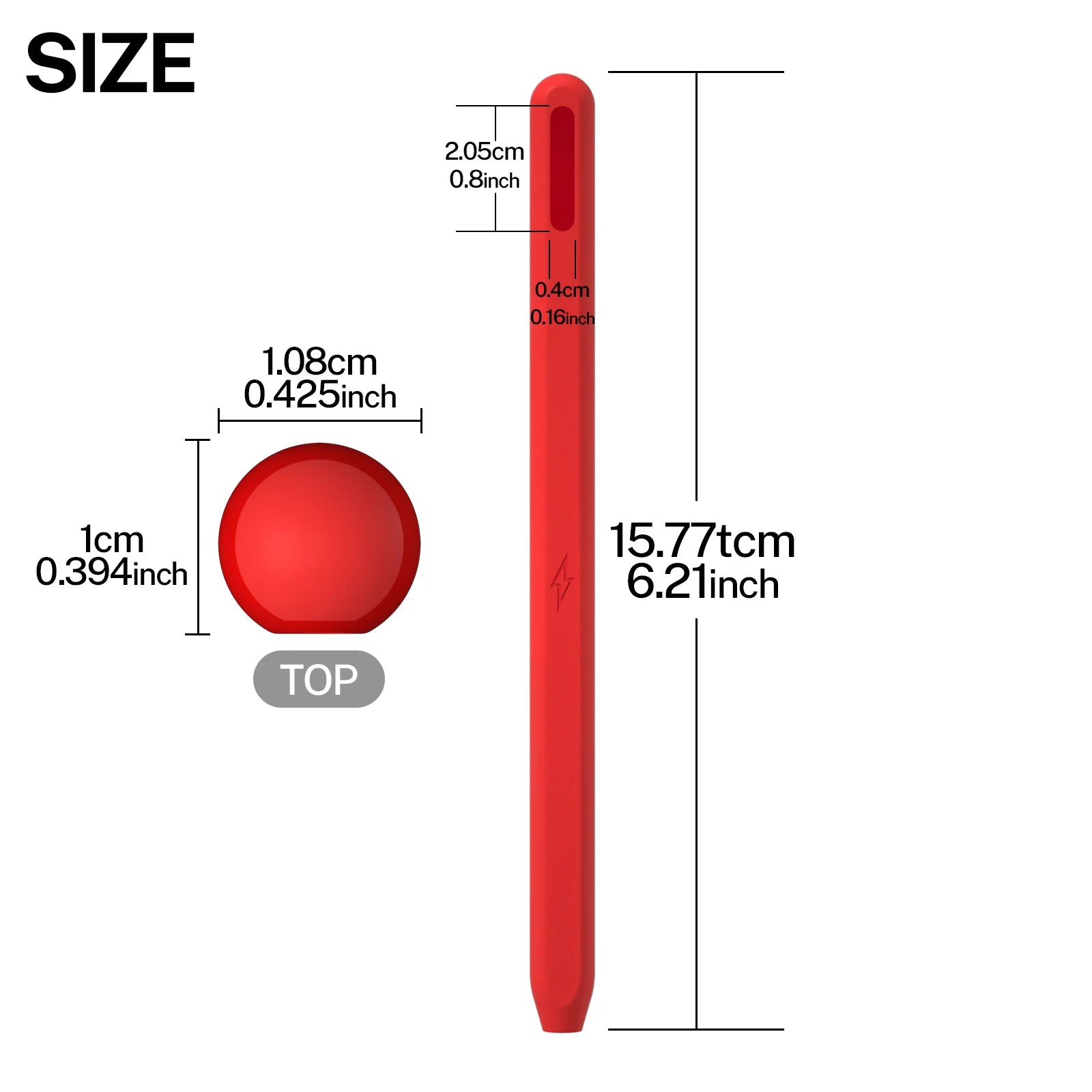 Lightweight Silicone Sleeve for Apple Pencil Pro