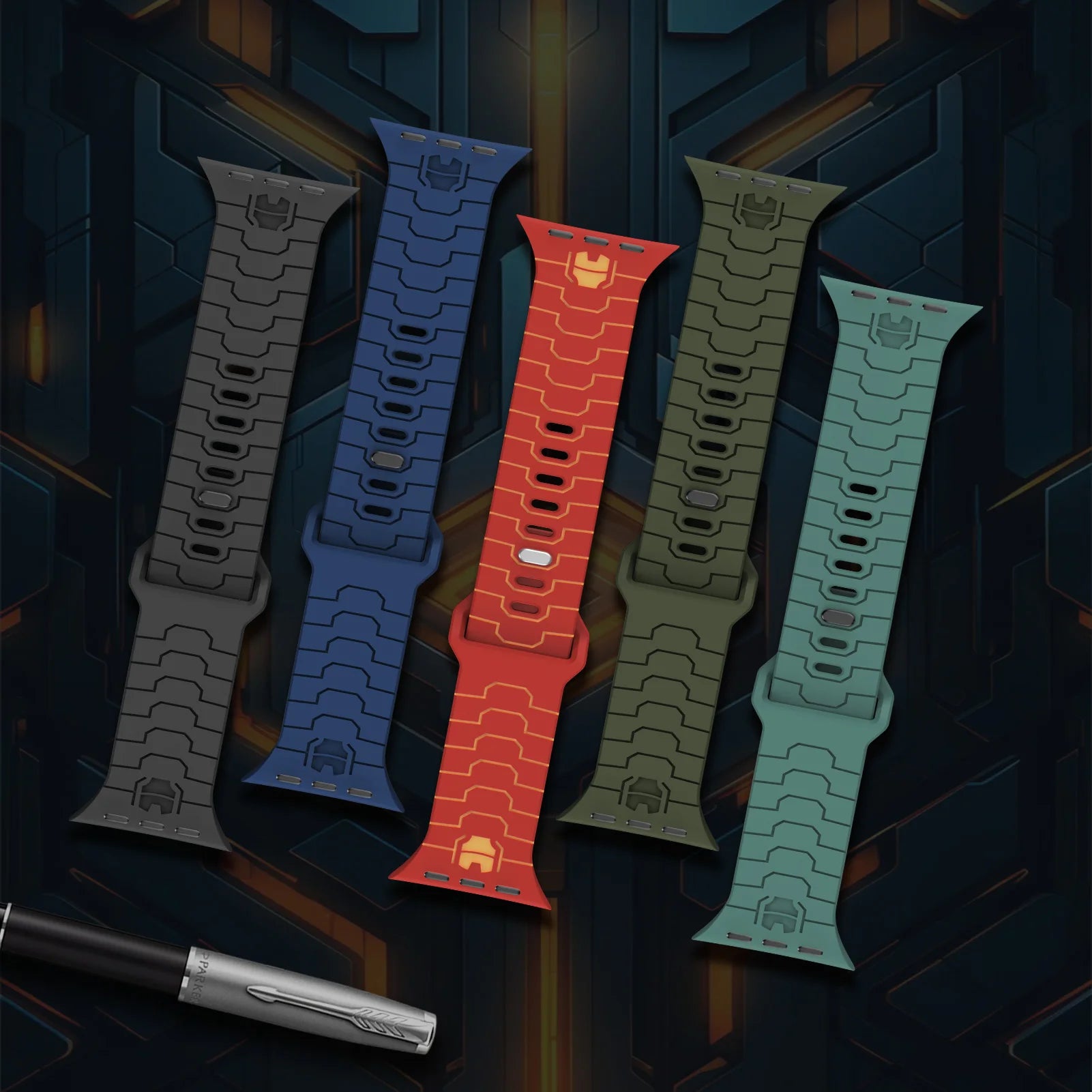 Comfort-Fit Silicone Strap for Apple Watch