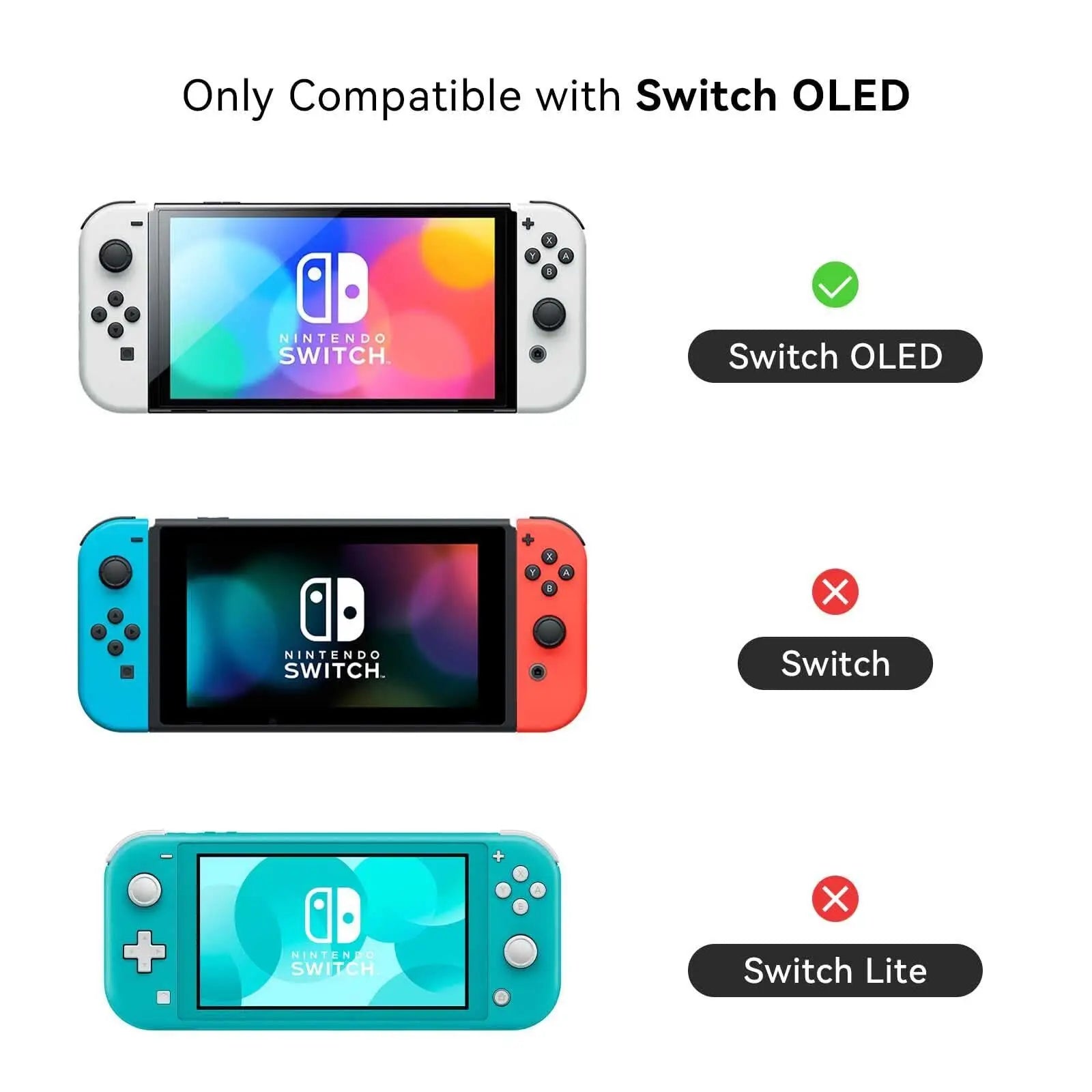 Fluffy Protective Case for Nintendo Switch OLED & Joy-Con Controllers