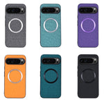 Fabric Cloth Texture Magnetic Case for Google Pixel 9 Series