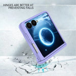 Premium Hinge Protection Wallet Case for Samsung Galaxy Z Flip 8