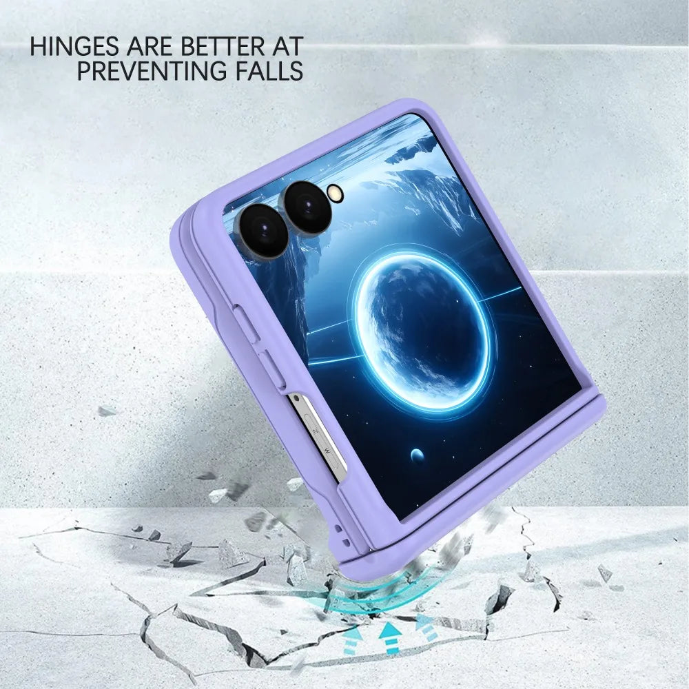 Premium Hinge Protection Wallet Case for Samsung Galaxy Z Flip 8