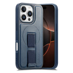 iPhone 16 Series Leather MagSafe Case with Wrist Strap