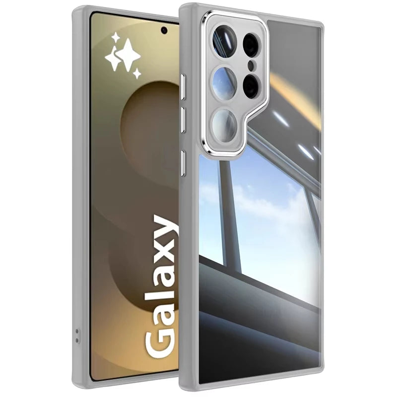 Shockproof Clear Acrylic Case for Samsung Galaxy S24 Series