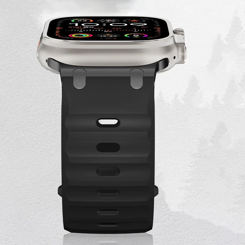 Comfort-Fit Sport Silicone Strap for Apple Watch