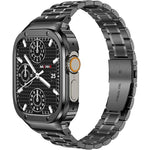 Apple Watch Series 10 Stainless Steel Strap and Case Set