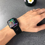 Silicone Slanted Buckle Sport Band for Apple Watch