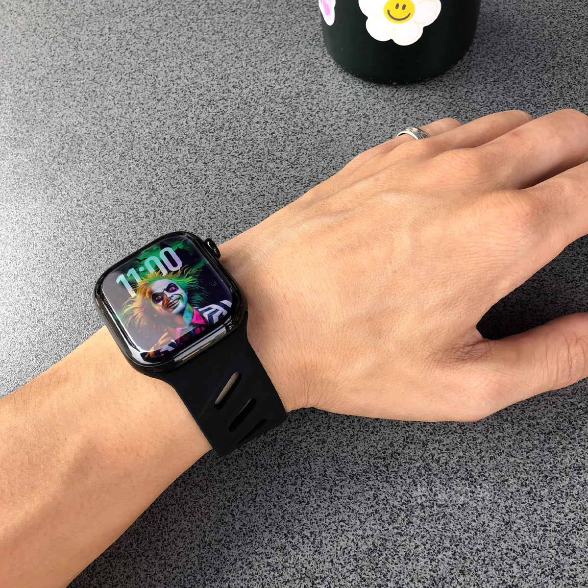 Silicone Slanted Buckle Sport Band for Apple Watch