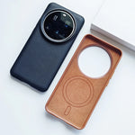 Xiaomi 15 Ultra Protective PU Case with Anti-Drop Hard Shell & Metal Camera Frame