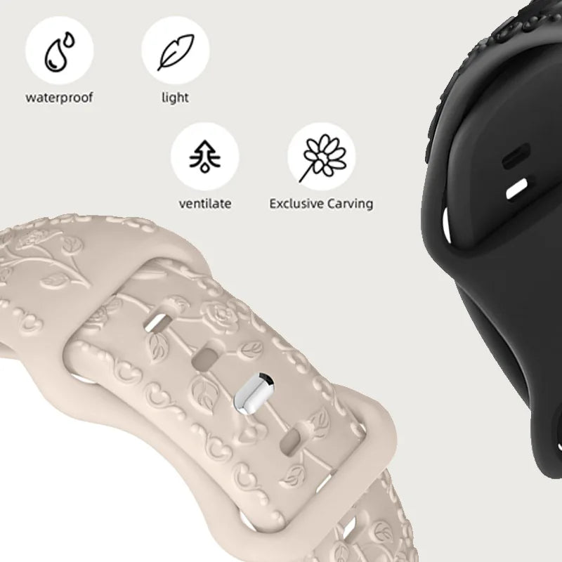 Premium Embossed Band for Apple Watch