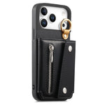 Premium Leather Triple-Fold Wallet Case for iPhone 17 Series