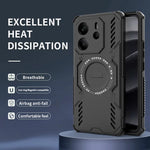 Shockproof Heat Dissipation Magnetic Case for Realme 14